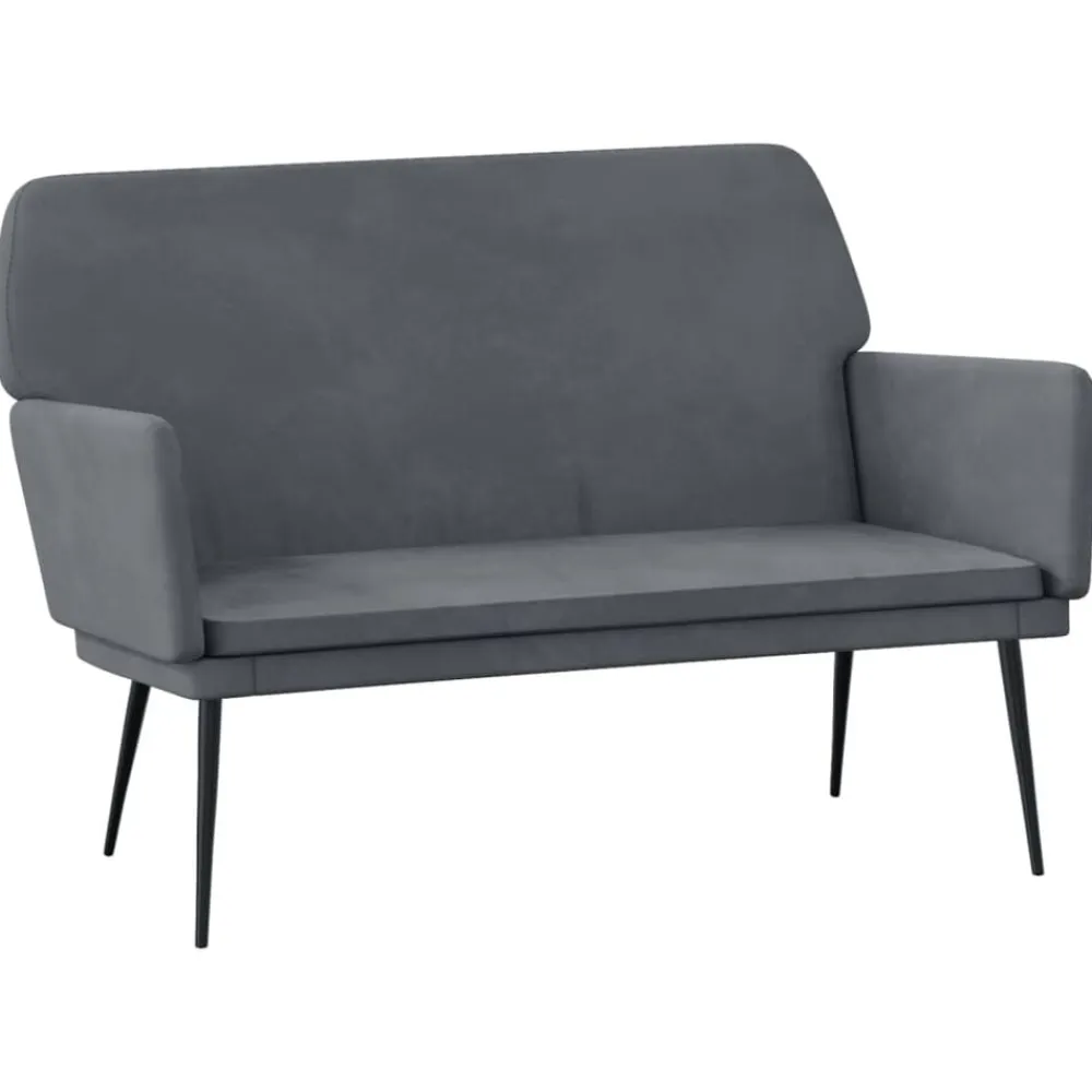 vidaXL Bancos-Banco de terciopelo 108x79x79 cm