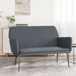 vidaXL Bancos-Banco de terciopelo 108x79x79 cm
