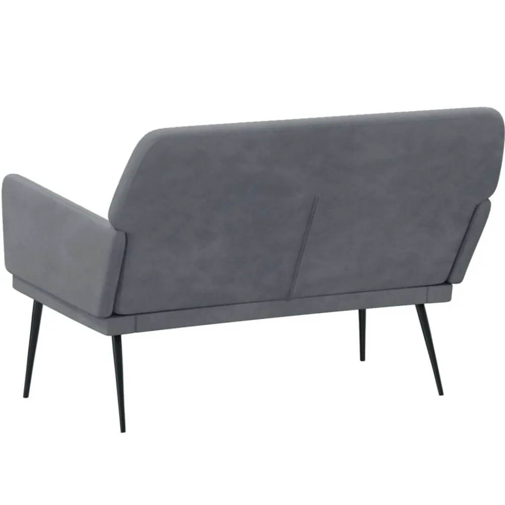 vidaXL Bancos-Banco de terciopelo 108x79x79 cm