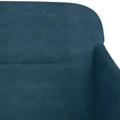 vidaXL Banco de terciopelo 110x76x80 cm Azul Sale