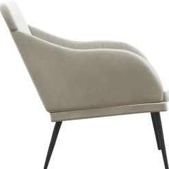 vidaXL Bancos-Banco de terciopelo 110x76x80 cm