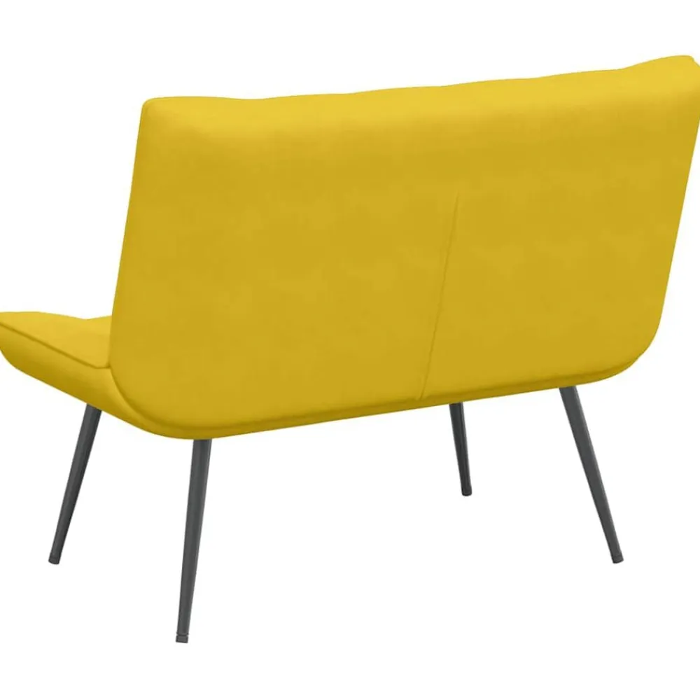 vidaXL Bancos-Banco de terciopelo 110x74x84 cm