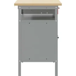 vidaXL Accesorios De Bricolaje-Banco de trabajo con cajón y Gris 100 x 55 x 85 cm