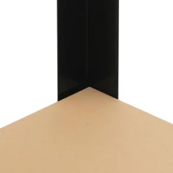 vidaXL Banco de trabajo con estante Negro 81 x 41 x 91 cm