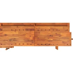 vidaXL Accesorios De Bricolaje-Banco de trabajo cajones y tornillos banco madera 192x62x83 cm