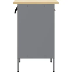 vidaXL Accesorios De Bricolaje-Banco de trabajo con cajón y Gris 50 x 55 x 85 cm