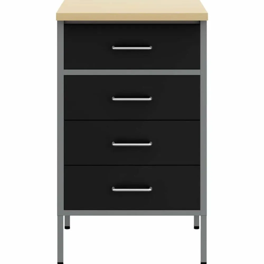 vidaXL Accesorios De Bricolaje-Banco de trabajo con cajón y Gris 50 x 55 x 85 cm