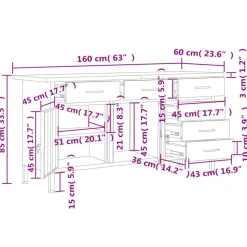 vidaXL Banco de trabajo de acero negro 160x60x85 cm Clearance