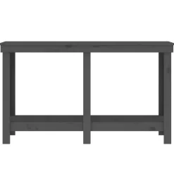 vidaXL Accesorios De Bricolaje-Banco de trabajo de madera maciza de pino 140x50x80 cm
