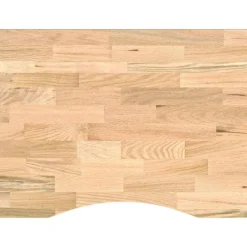 vidaXL Accesorios De Bricolaje-Banco de trabajo madera maciza de roble 80x60x(71,5-98) cm