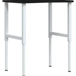 vidaXL Accesorios De Bricolaje-Banco de trabajo madera roble marrón oscuro 80x60x(71,5-98) cm