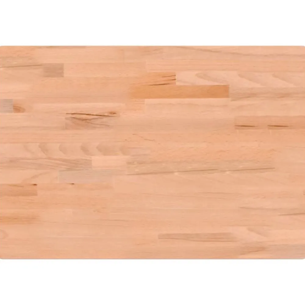 vidaXL Banco de trabajo madera maciza de haya y metal 80x55x81,5 cm Hot