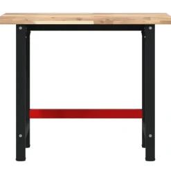 vidaXL Accesorios De Bricolaje-Banco de trabajo madera maciza acacia rectangular 100x60x83 cm