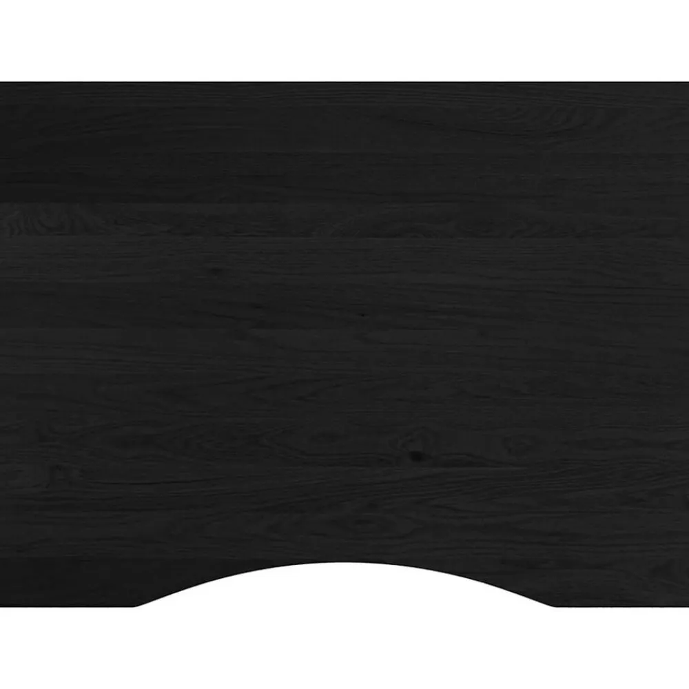 vidaXL Banco de trabajo madera roble marrón oscuro 80x60x(71,5-98) cm negro y marrón oscuro