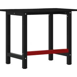 vidaXL Banco de trabajo madera de roble marrón oscuro 100x60x81,5 cm Marr&oacute;n oscuro Clearance