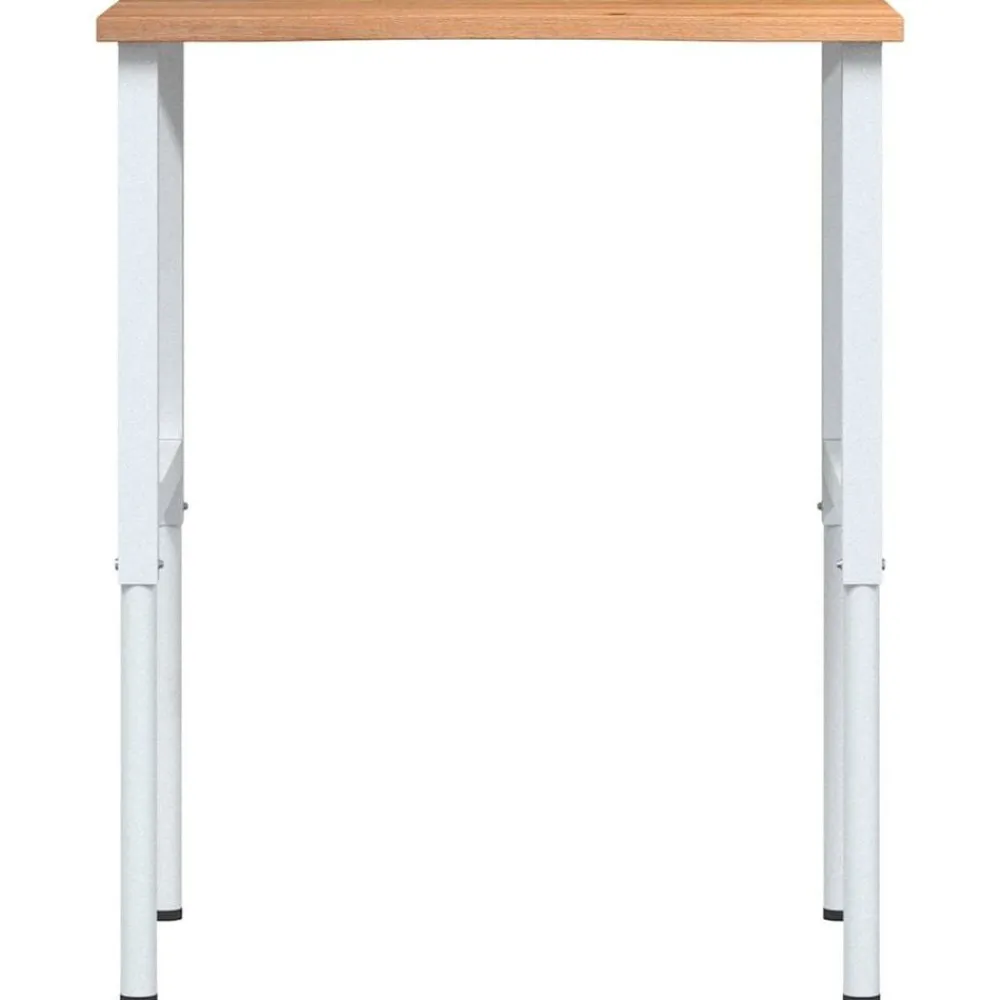 vidaXL Accesorios De Bricolaje-Banco de trabajo madera roble marrón claro 80x60x(71,5-98) cm