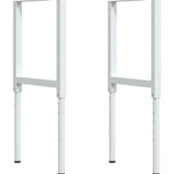 vidaXL Accesorios De Bricolaje-Banco de trabajo madera roble marrón claro 80x60x(71,5-98) cm