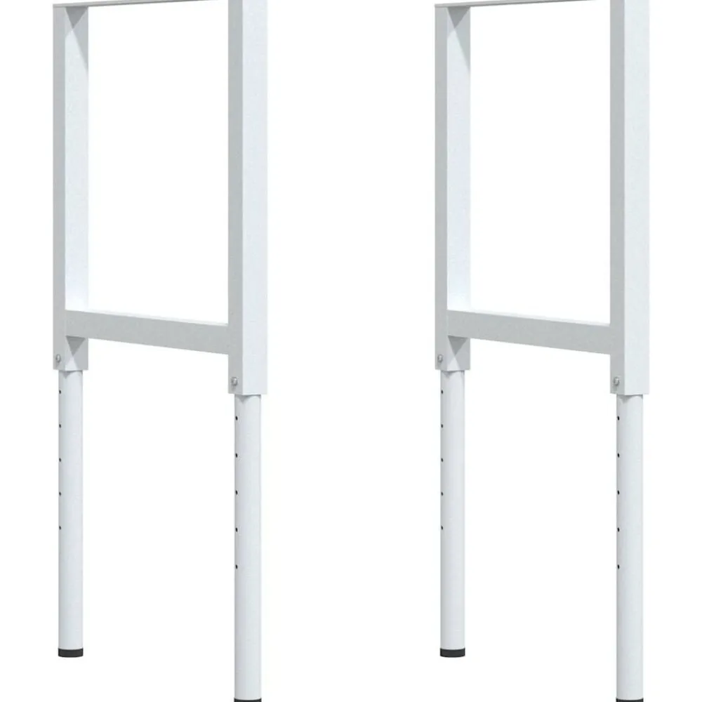 vidaXL Accesorios De Bricolaje-Banco de trabajo madera roble marrón claro 80x60x(71,5-98) cm