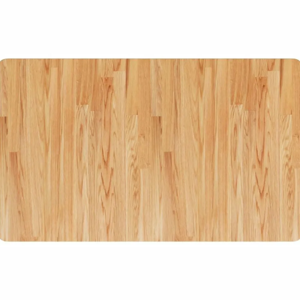 vidaXL Banco de trabajo rectangular madera maciza 100x60x(71,5-98) cm marrón claro y negro Best