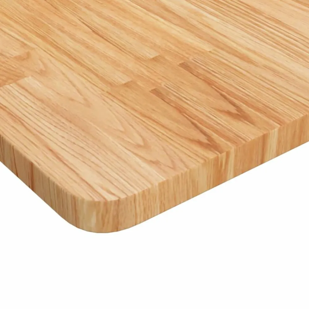 vidaXL Accesorios De Bricolaje-Banco de trabajo rectangular madera maciza roble 100x60x81,5 cm
