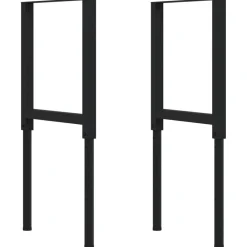 vidaXL Banco de trabajo rectangular madera maciza 80x60x(73-99,5) cm Marr&oacute;n y negro Clearance