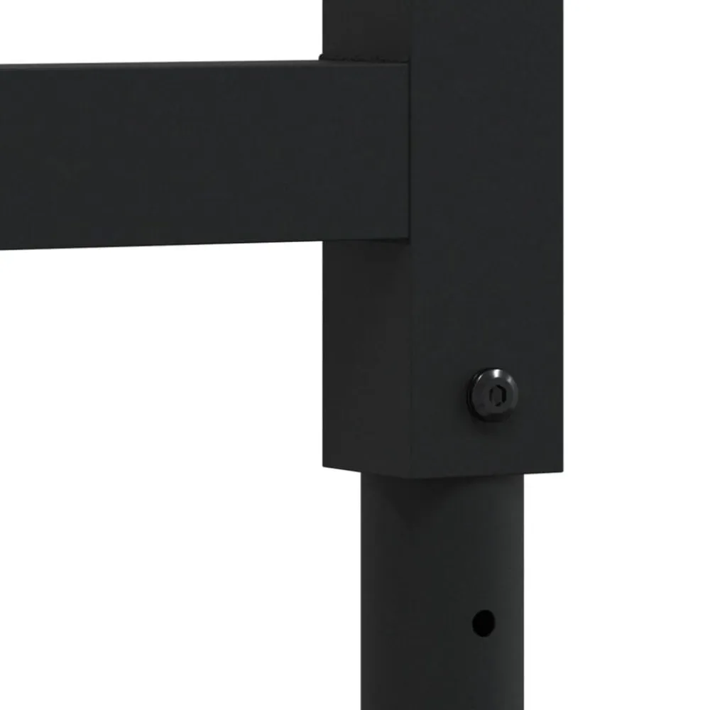 vidaXL Accesorios De Bricolaje-Banco de trabajo rectangular madera maciza 100x60x(71,5-98) cm