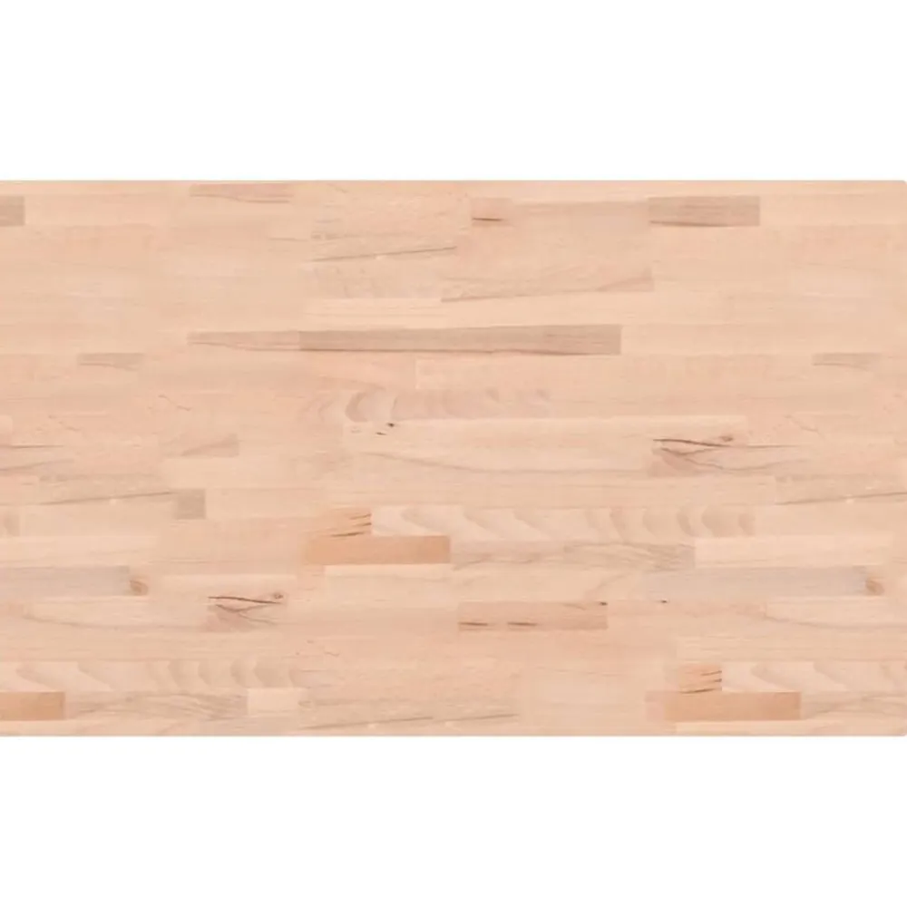 vidaXL Accesorios De Bricolaje-Banco de trabajo rectangular madera maciza 100x60x(71,5-98) cm