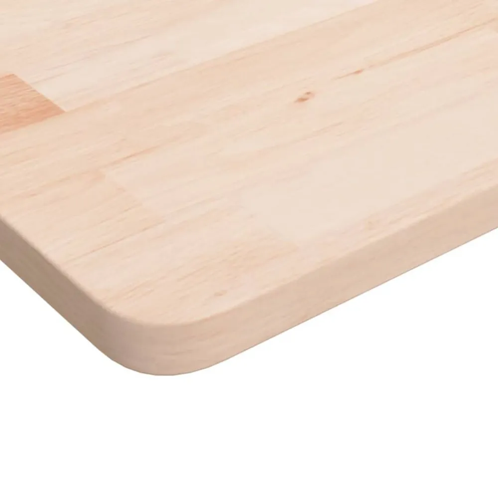 vidaXL Accesorios De Bricolaje-Banco de trabajo rectangular madera maciza roble 100x60x81,5 cm