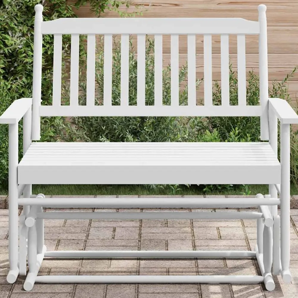 vidaXL Sillas-Banco deslizante madera maciza de álamo 118x70x104,5 cm