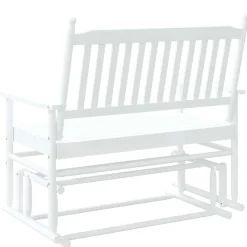 vidaXL Sillas-Banco deslizante madera maciza de álamo 118x70x104,5 cm
