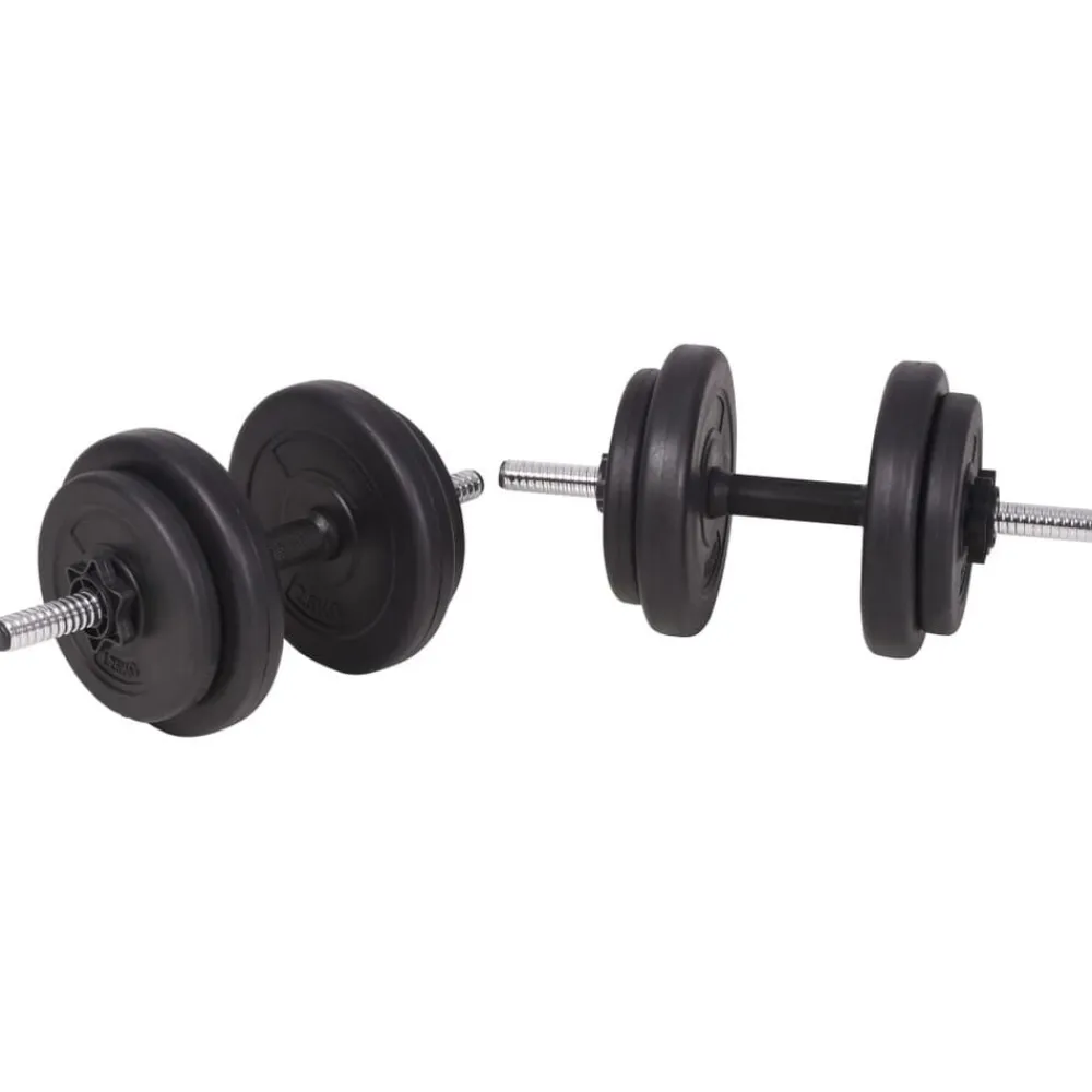 vidaXL Fitness Y Musculación-Banco ejercicios con soporte pesas, pesas y mancuernas 120 kg