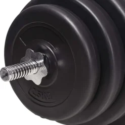 vidaXL Fitness Y Musculación-Banco ejercicios con soporte pesas, pesas y mancuernas 120 kg