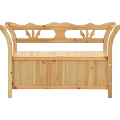 vidaXL Bancos-Banco madera maciza de abeto 107x45x75,5 cm