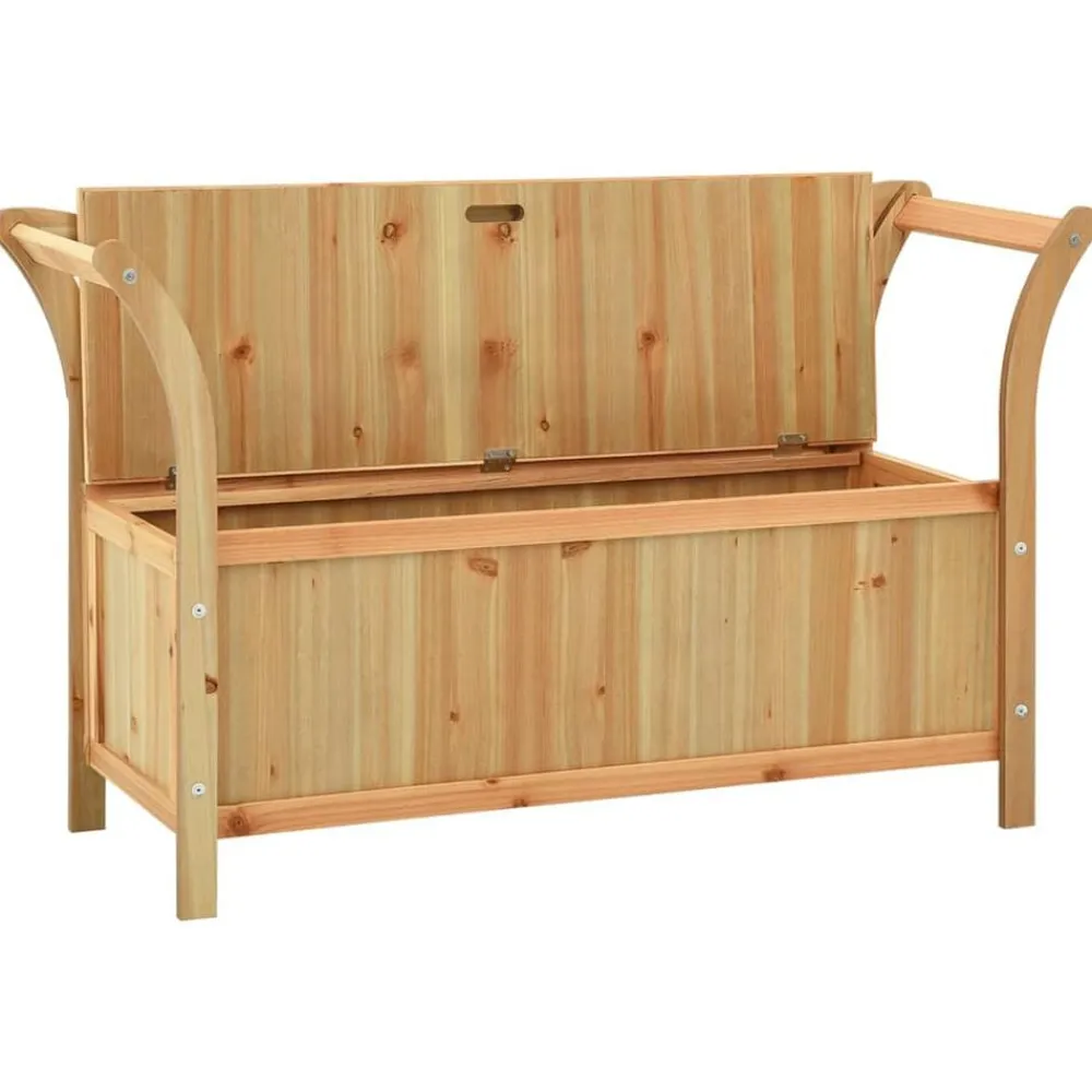 vidaXL Bancos-Banco madera maciza de abeto 107x45x75,5 cm