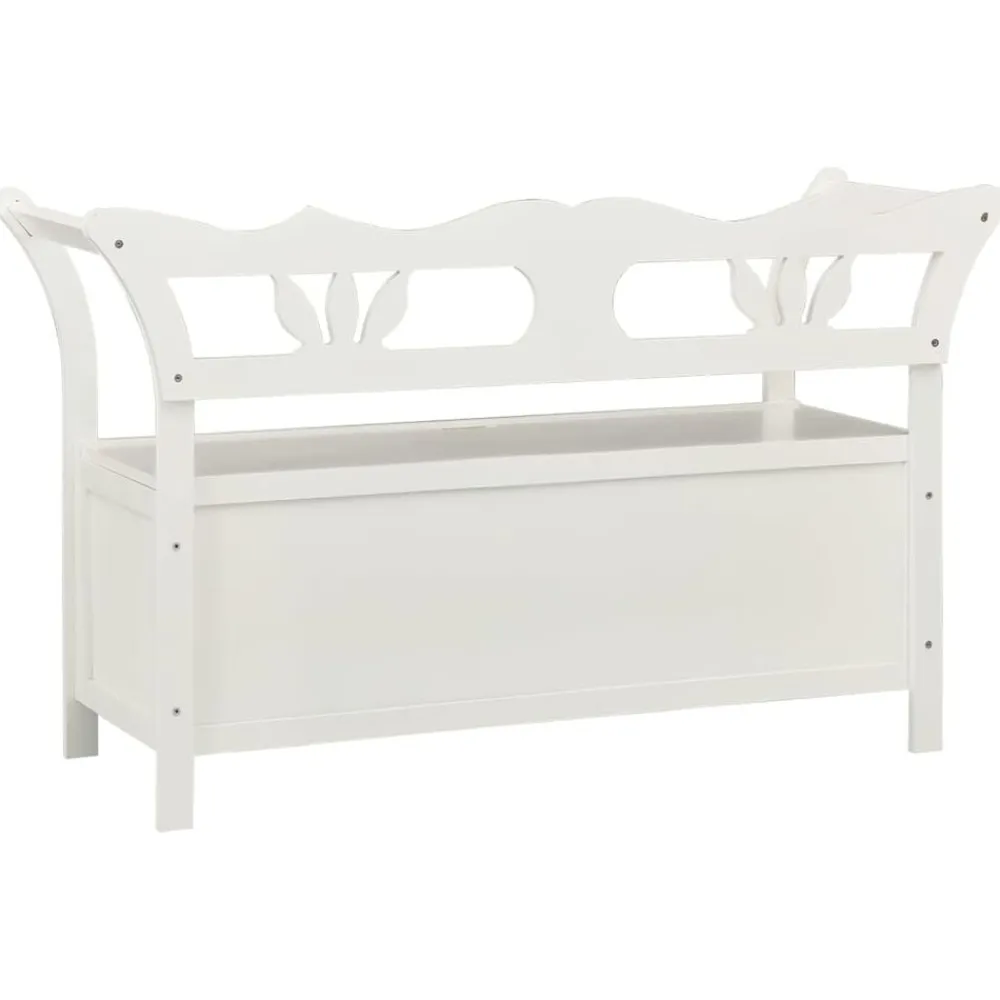 vidaXL Bancos-Banco madera maciza abeto 107x45x75,5 cm