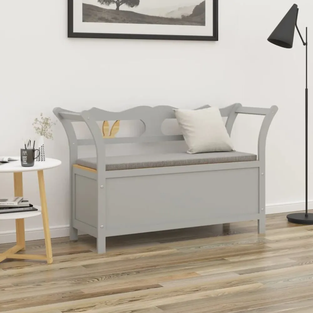 vidaXL Bancos-Banco madera maciza de abeto 107x45x75,5 cm