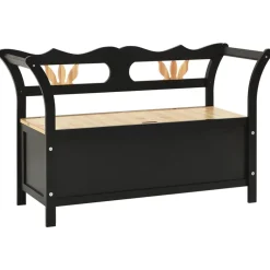 vidaXL Bancos-Banco madera maciza de abeto 107x45x75,5 cm