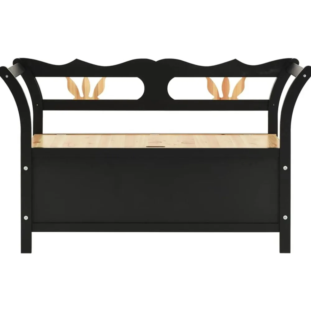vidaXL Bancos-Banco madera maciza de abeto 107x45x75,5 cm
