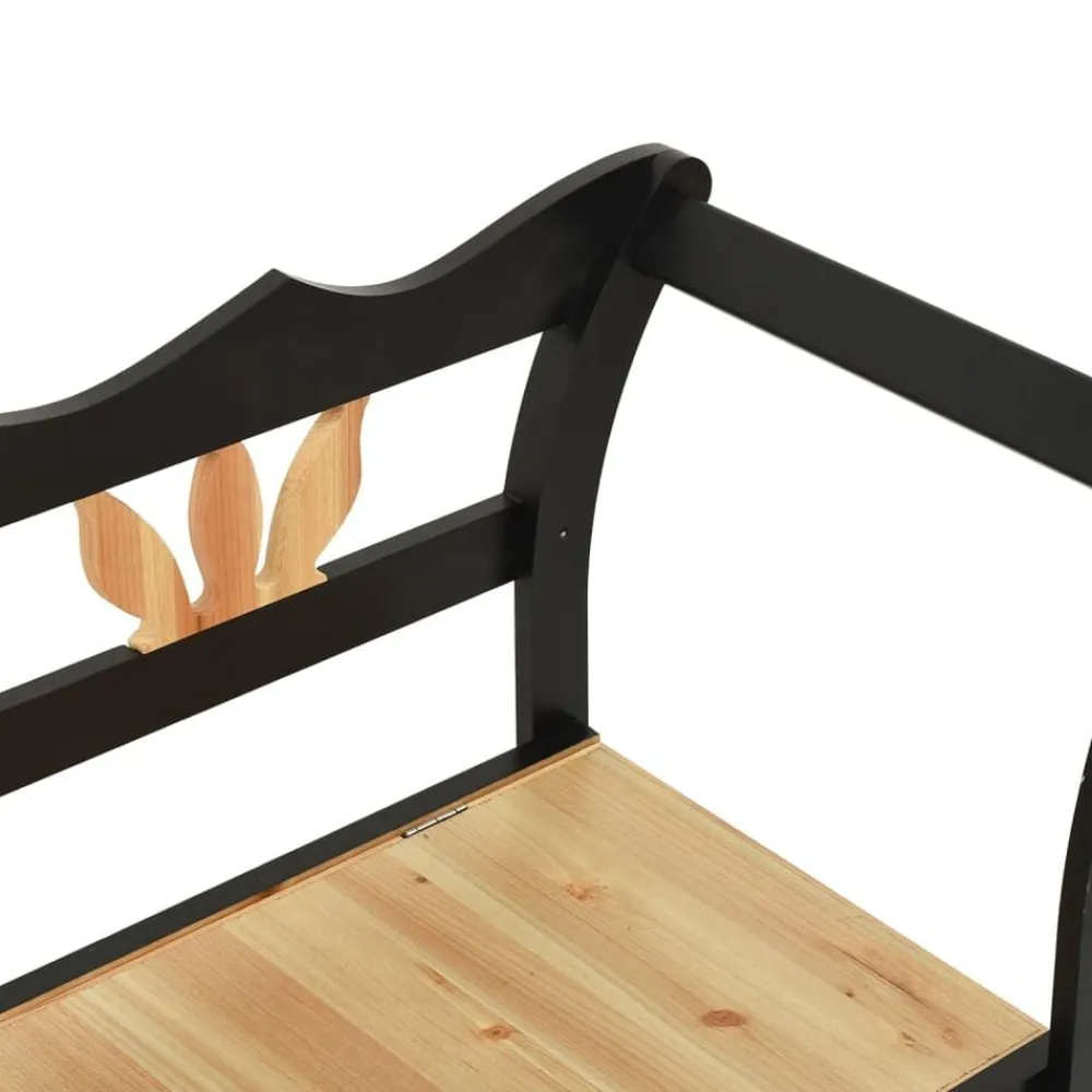 vidaXL Bancos-Banco madera maciza de abeto 107x45x75,5 cm