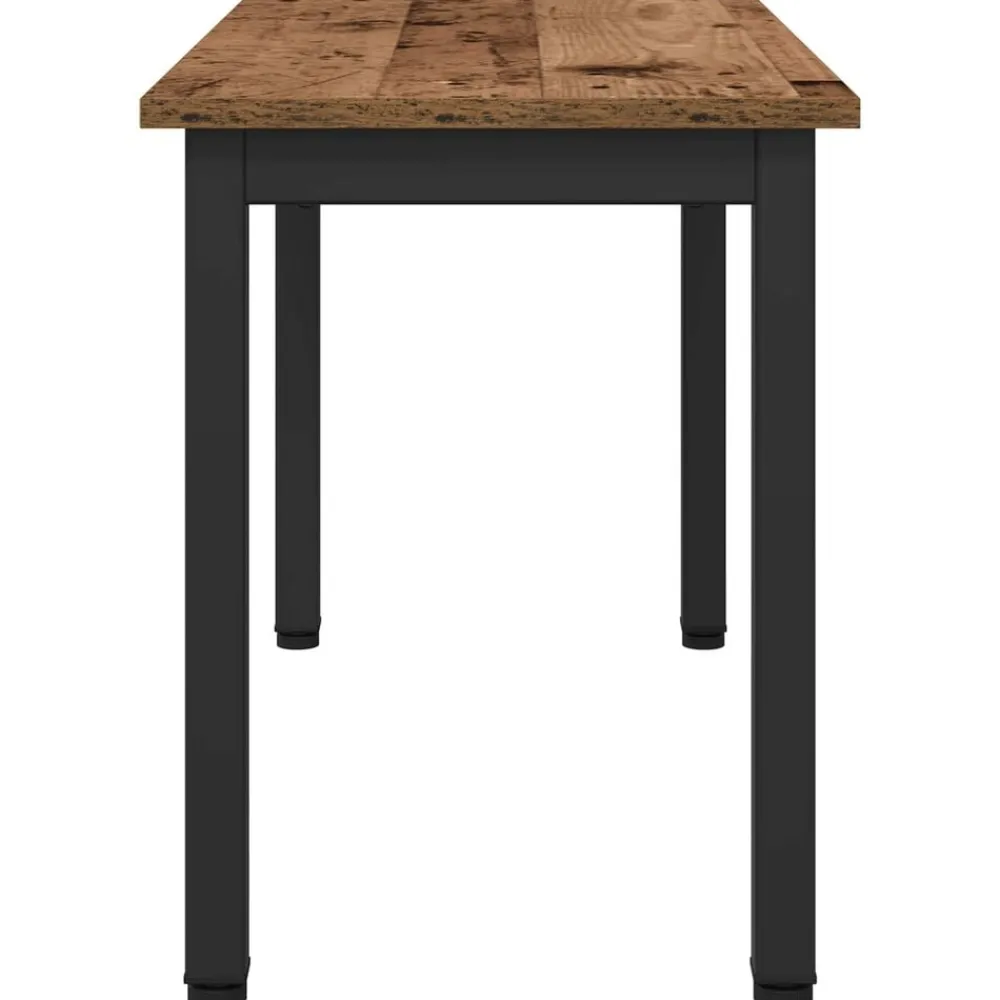 vidaXL Banco Madera vieja 80 x 35 x 45 cm Madera de ingeniería Madera envejecida Best