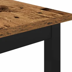 vidaXL Banco Madera vieja 80 x 35 x 45 cm Madera de ingeniería Madera envejecida Best