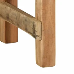vidaXL Bancos-Banco Natural 110 x 35 x 46 cm Madera Vieja Recuperada