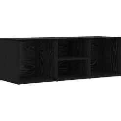 vidaXL Banco para zapatos con estante 102 x 35 x 35 cm Roble negro Outlet