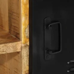 vidaXL Banco para zapatos Marrón Madera maciza de Mango Best
