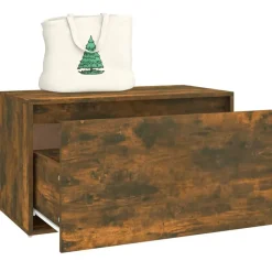 vidaXL Bancos-Banco pasillo madera de ingeniería 80x40x45 cm