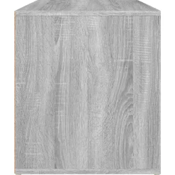 vidaXL Banco pasillo madera de ingeniería 80x40x45 cm Gris sonoma Clearance