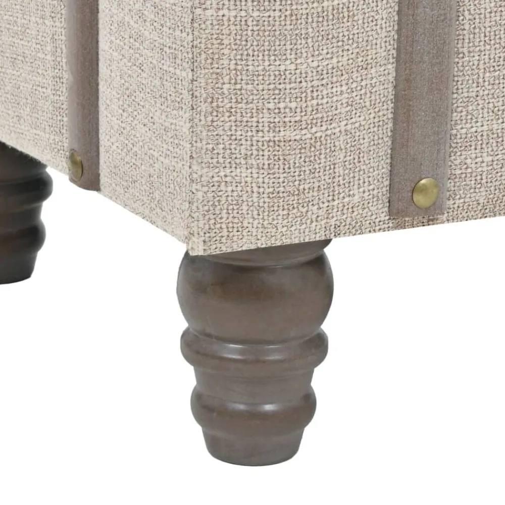 vidaXL Bancos de almacenamiento 3 piezas madera y acero 112x37x45 cm New