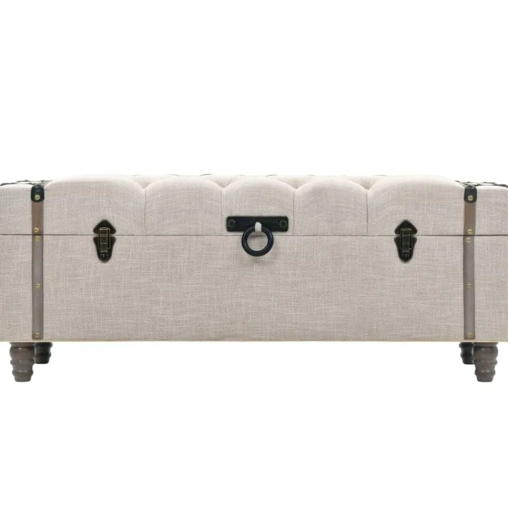 vidaXL Bancos de almacenamiento 3 piezas madera y acero 112x37x45 cm New