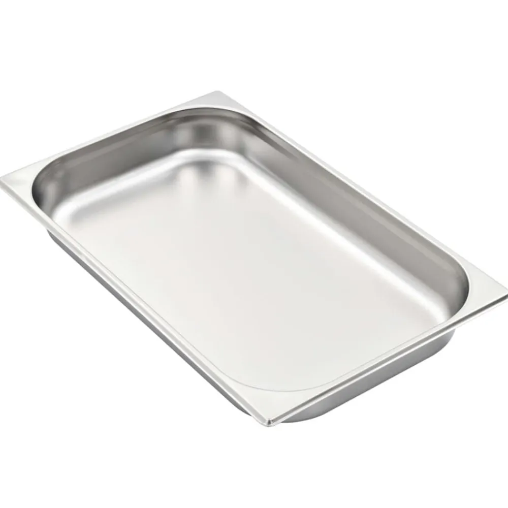vidaXL Cocina Y Comedor-Bandejas Gastronorm 4 unidades GN 1/1 65 mm acero inoxidable