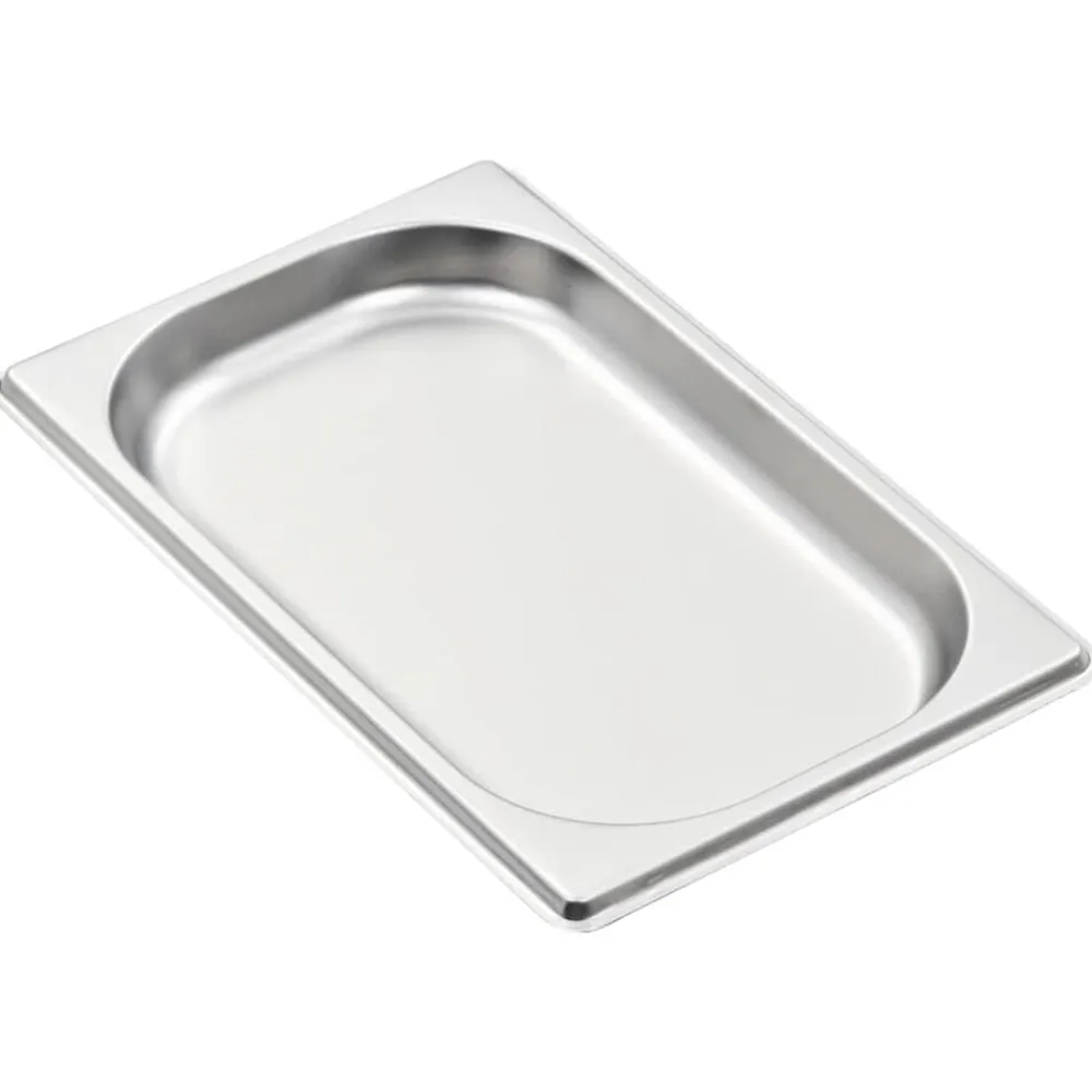 vidaXL Cocina Y Comedor-Bandejas Gastronorm 12 unidades GN 1/4 20 mm acero inoxidable